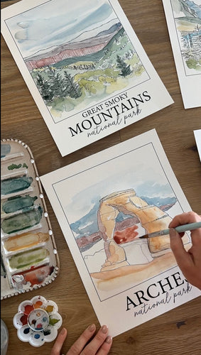 Limited National Parks DIY Watercolor Set