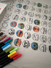 Load image into Gallery viewer, National Parks T Shirt w/ Markers