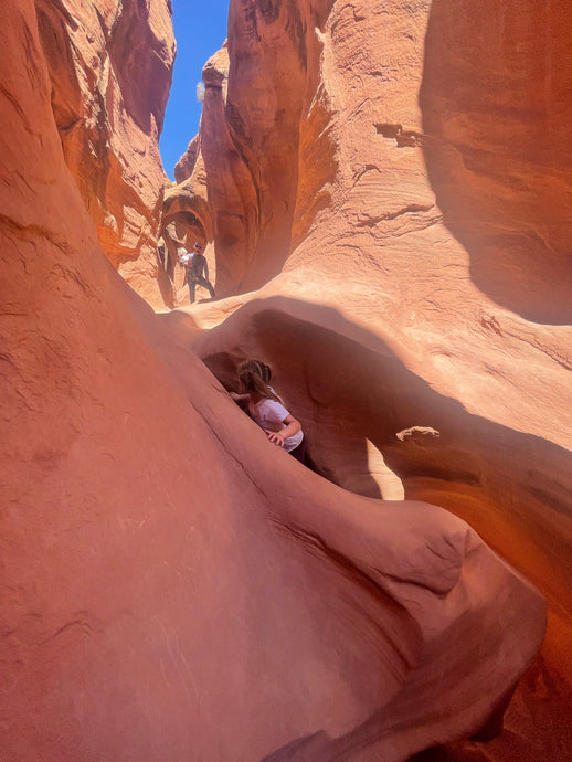 Capitol Reef and Escalante with Young Kids- Peek-a-Boo Canyon Failure