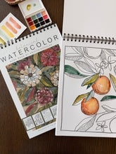 Load image into Gallery viewer, Botanical Watercolor Workbook