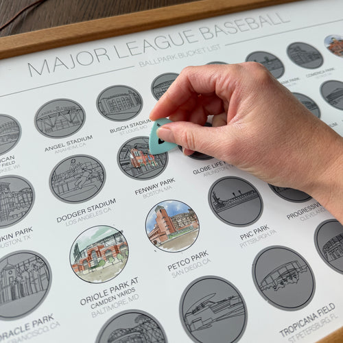 MLB Baseball Ballpark Scratch Off