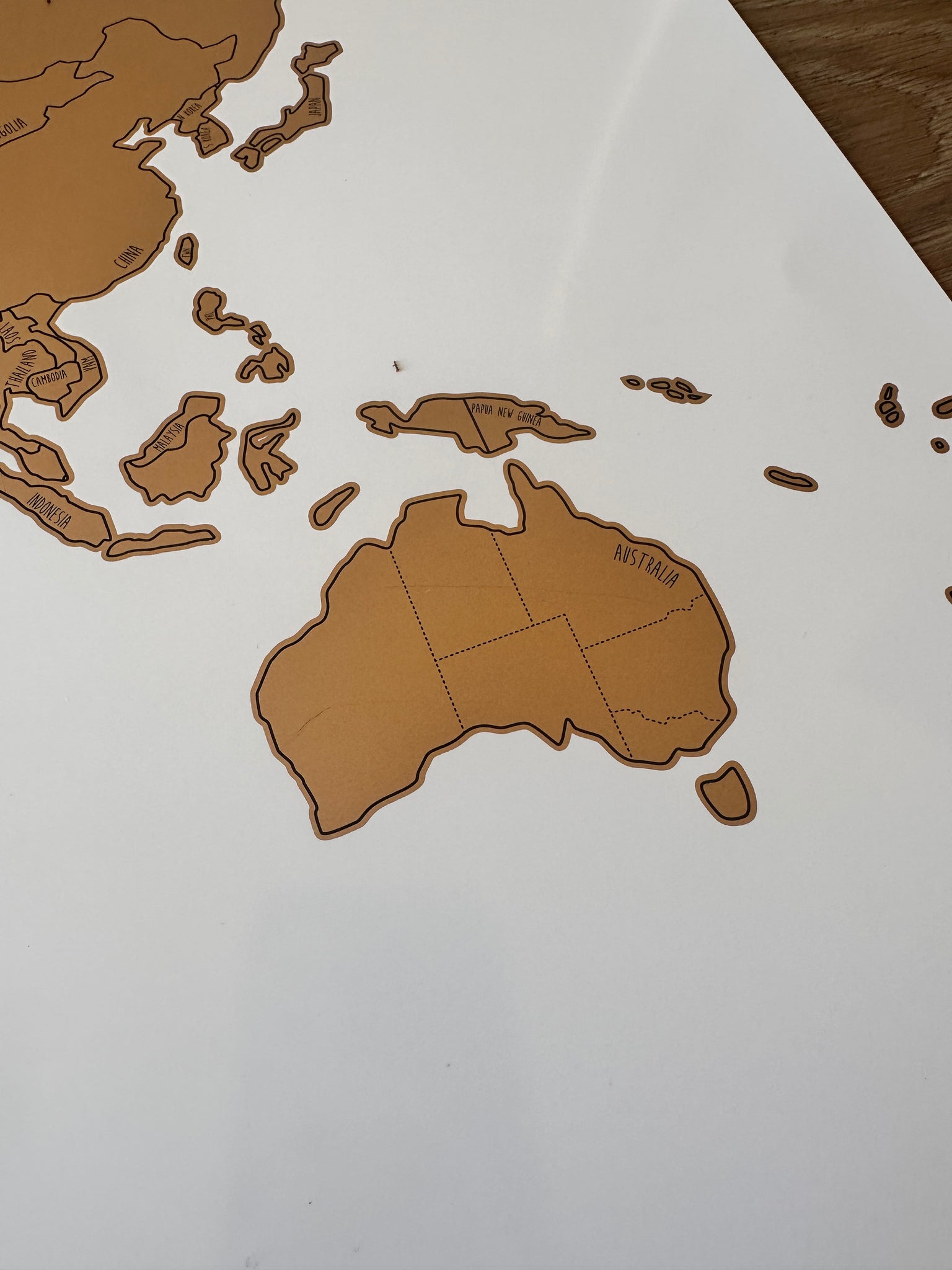 Muted Multi Color World Scratch Off Map Waypoint Wanders Muted multi color world scratch off map waypoint wanders