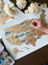 Load image into Gallery viewer, Watercolor Landmark Map
