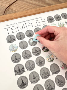 LDS Temple Scratch Off