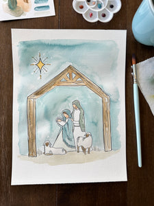 Nativity - DIY Painting