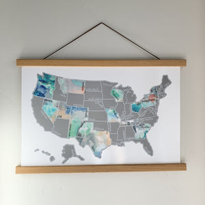 Dreamer - US Scratch Off Map from Waypoint Wanders