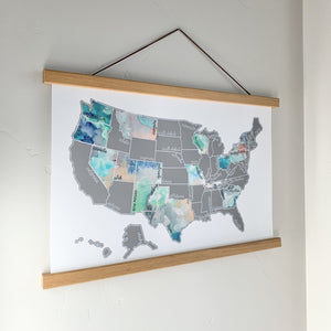 Another Dreamer - US Scratch Off Map from Waypoint Wanders