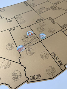 National Parks Scratch Off Map – Waypoint Wanders