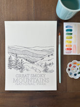 Load image into Gallery viewer, Great Smoky Mountains - DIY Painting