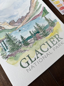 Glacier National Park - DIY Painting