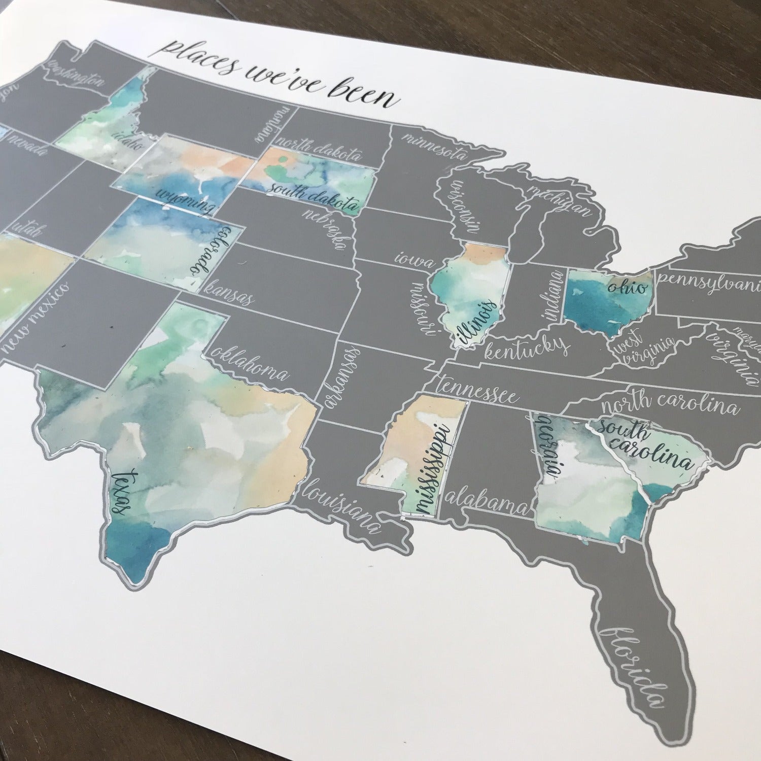 Original - US Scratch Off Map – Waypoint Wanders