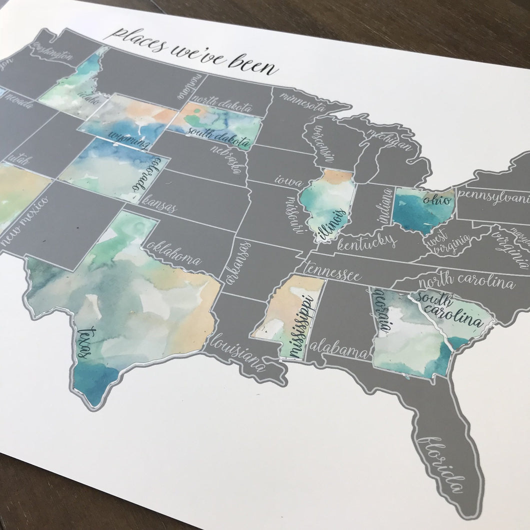 Dreamer - US Scratch Off Map