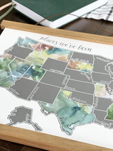 Load image into Gallery viewer, Muted Multi Color - US Scratch Off Map
