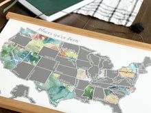 Load image into Gallery viewer, Muted Multi Color - US Scratch Off Map