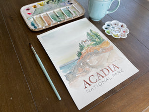 Acadia National Park - DIY Painting