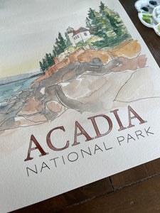 Acadia National Park - DIY Painting