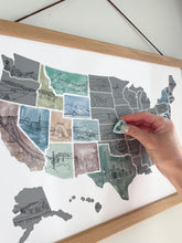Load image into Gallery viewer, Illustrated Map - US Scratch Off Map
