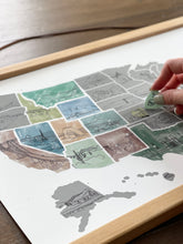 Load image into Gallery viewer, Illustrated Map - US Scratch Off Map