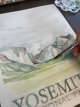 Load image into Gallery viewer, Yosemite National Park - DIY Watercolor