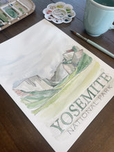 Load image into Gallery viewer, Yosemite National Park - DIY Watercolor