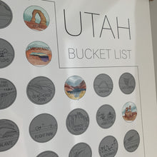 Load image into Gallery viewer, Utah State Bucket List Scratch Off