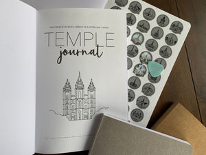 US LDS Temple Scratch off Journal- Soft Cover